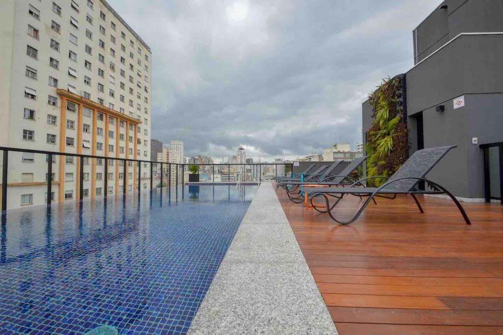 Studio Lindo Ao Lado Do Metro Santa Cecilia Apartment São Paulo Luaran gambar